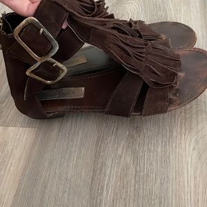 Brown sandals